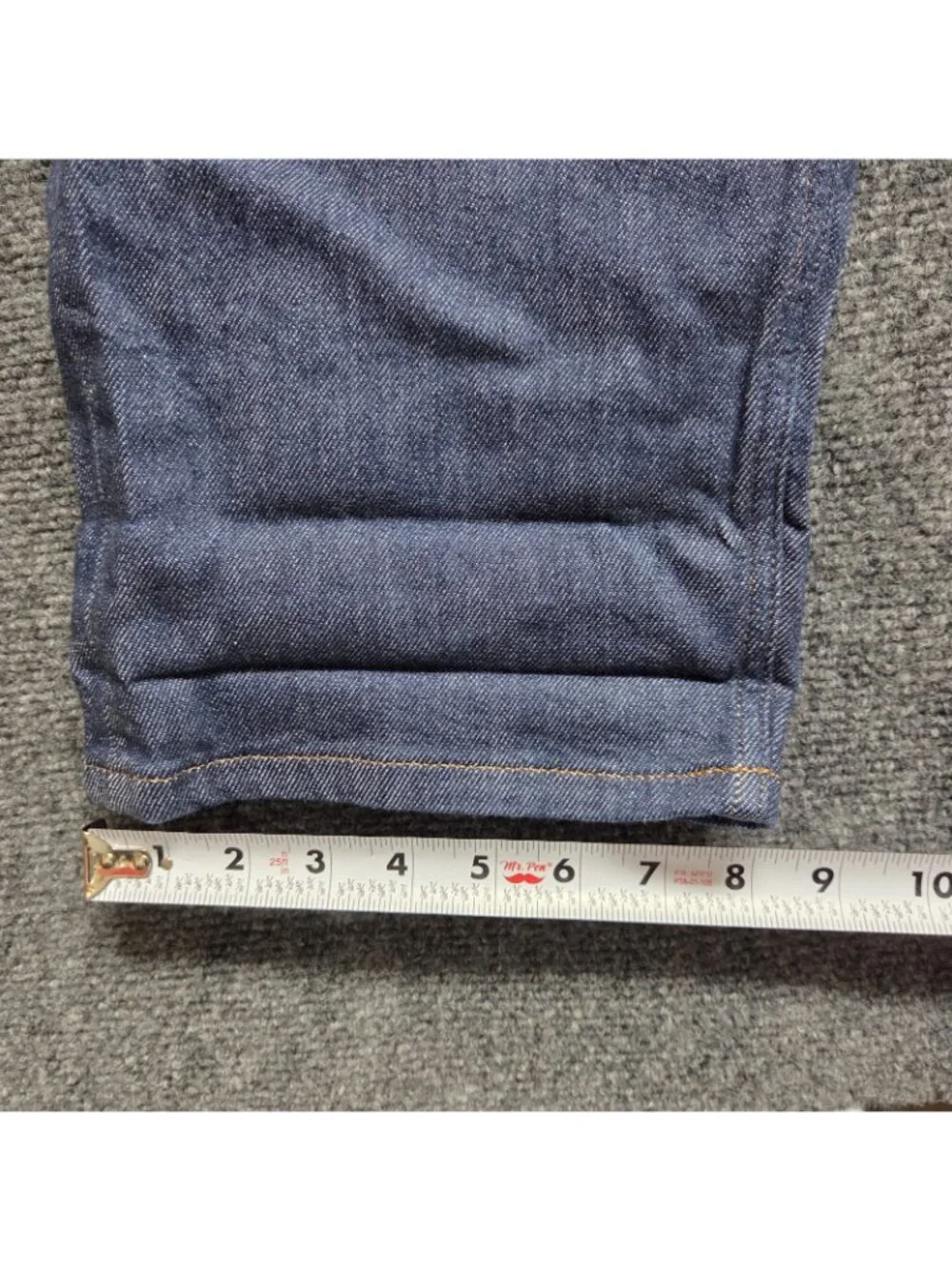 Everlane Selvedge Loose Straight Jeans Mens 32x30 Indigo Rinse Organic Cotton
